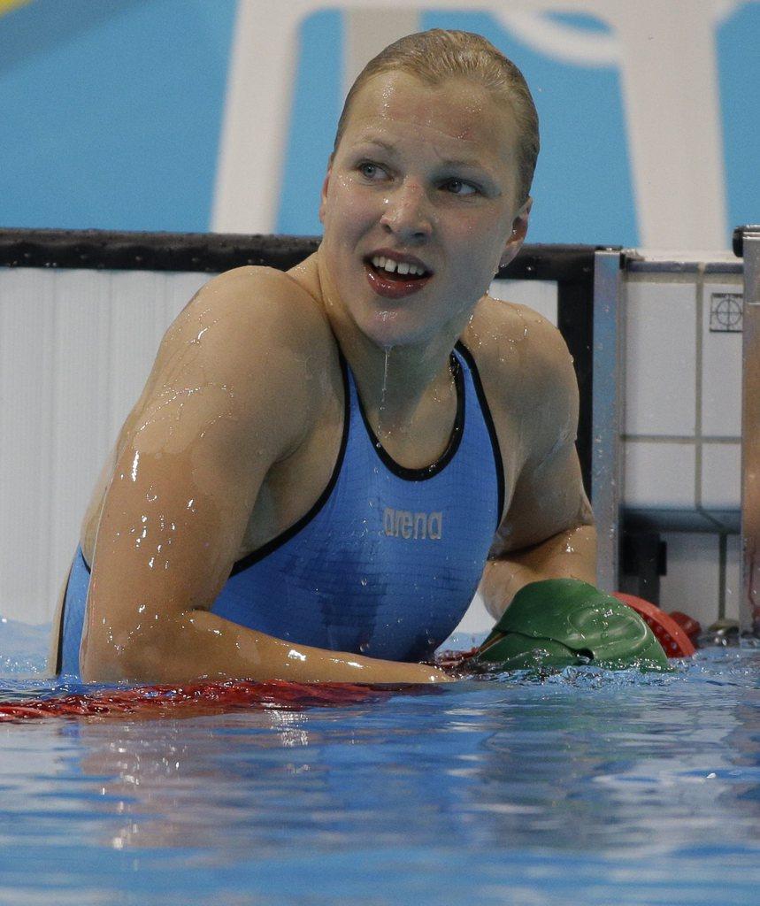 Il n'y avait plus eu d'aussi jeune championne olympique en natation que Meilutyte depuis 30 ans. [KEYSTONE - Matt Slocum]
