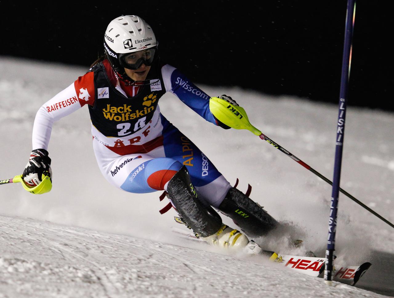 Wendy Holdener s'est montrée à son avantage sur la piste suédoise d'Are. [EQ Images - Harald Steiner]