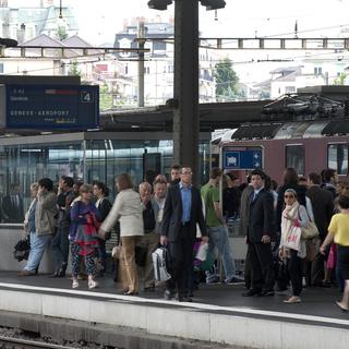 La gare de Lausanne va devoir être agrandie pour absorber la hausse du nombre des voyageurs. [Dominic Favre]