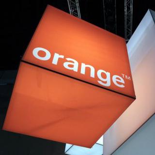 Le logo du groupe de télécoms Orange.