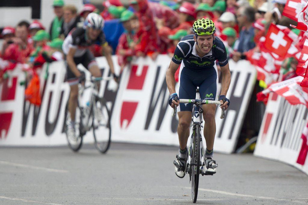 Au terme d'un joli finish, Rui Alberto Faria Da Costa s'impose de justesse devant Frank Schleck à Verbier. [PETER KLAUNZER]