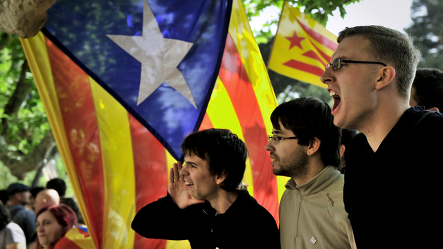 La Catalogne réclame encore et toujours on indépendance. [Josep Lago]