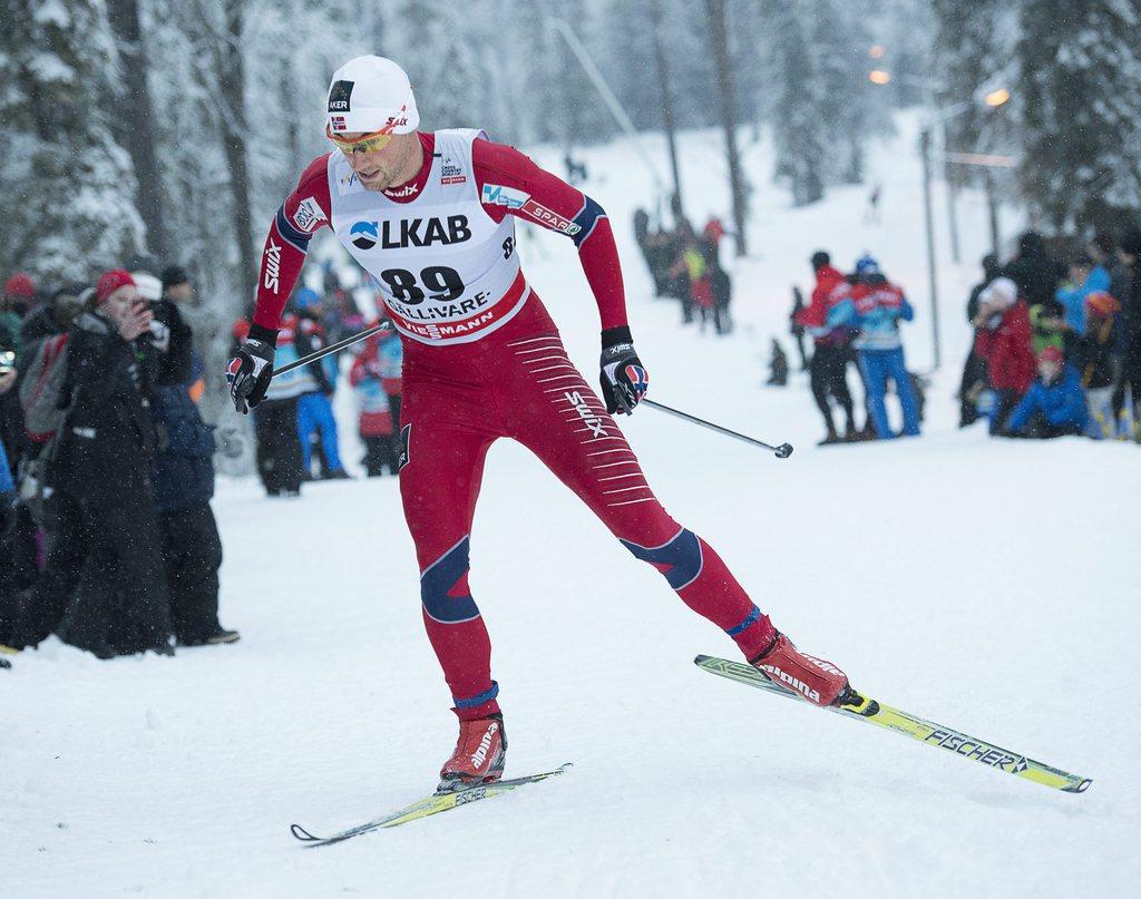 Petter Northug sera à n'en pas douter le principal rival de Cologna. [KEYSTONE - JONAS EKSTROEMER]