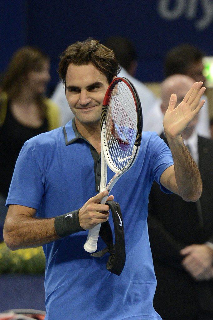 Federer a gagné deux Masters, un titre à Bercy, un à Rotterdam et un à Bâle depuis sa dernière défaite en indoor. [KEYSTONE - GEORGIOS KEFALAS]