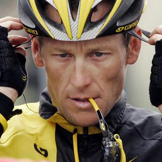 Le cycliste américain Lance Armstrong. [Marcio Jose Sanchez]