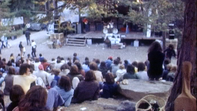 Festival de Sapinhaut dans les années 70. [RTS]