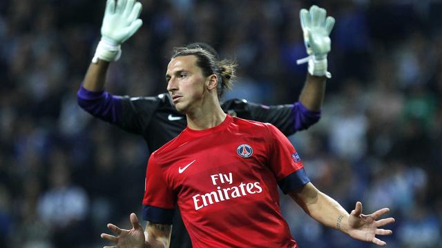 Avec la venue de Porto, le PSG d'Ibrahimovic peut se refaire une santé...ou ne plus se voir les mains. Attention à la gueule de bois! [KEYSTONE - Francisco Seco]