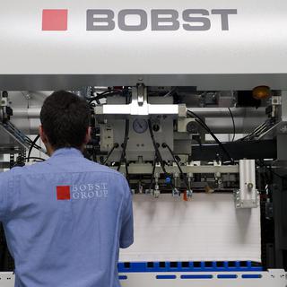 Les ventes du fabricant de machines industrielles Bobst ont reculé de 5,2% au 1er trimestre 2012. [Jean Christophe Bott]