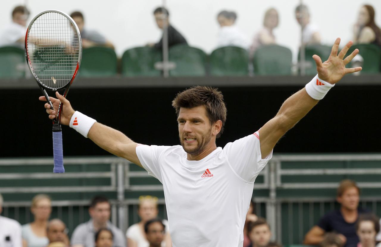 Melzer avait intégré le top-10 du classement ATP en avril 2011. [REUTERS - Stefan Wermuth]