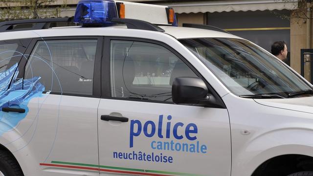 La police cantonale neuchâteloise est intervenue en force à Boudry (image d'archive). [Sandro Campardo]