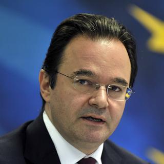 Georgios Papaconstantinou, ministre grec de l'énergie, de l'environnement et du changement climatique. [Louisa Gouliamaki]