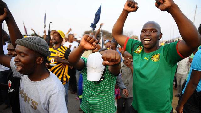 Les mineurs de Marikana ont finalement obtenu gain de cause. [EPA/Keystone - Kim Ludbrook]