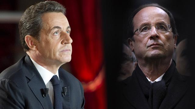 Nicolas Sarkozy et François Hollande s'affronteraient au deuxième tour de la présidentielle.