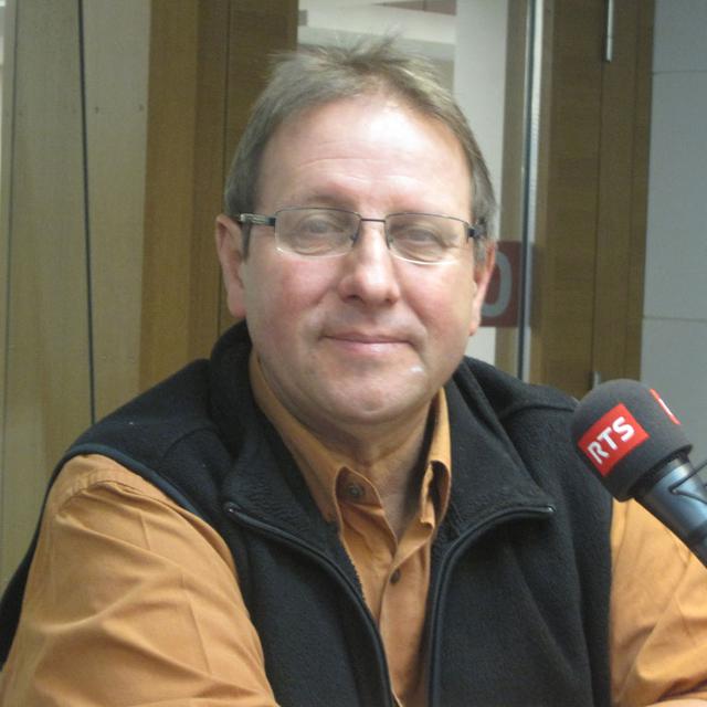 Maxime  Prevedello, chargé de communication de la Fédération Suisse de Pêche (FSP). [RTS - Caroline Dumoulin]