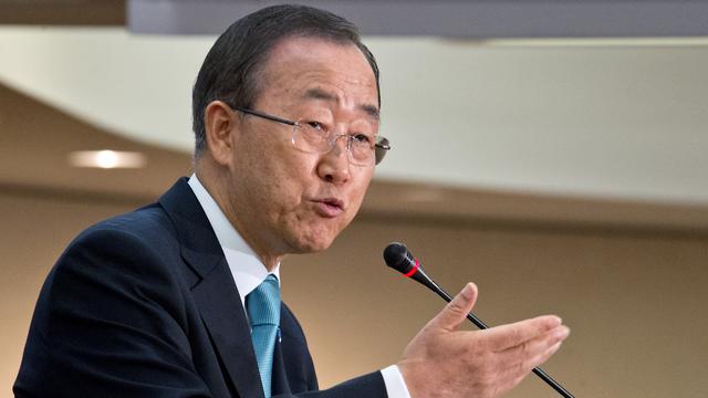 Ban Ki-moon craint une guerre civile généralisée en Syrie et s'inquiète de la flambée de violence au Liban. [Karen BLEIER]