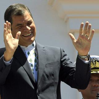 Rafael Correa. [Dolores Ochoa]