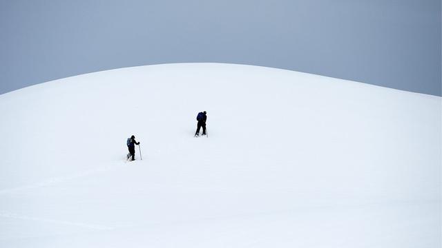 Le danger d'avalanche est marqué en Suisse. [Marcel Bieri]