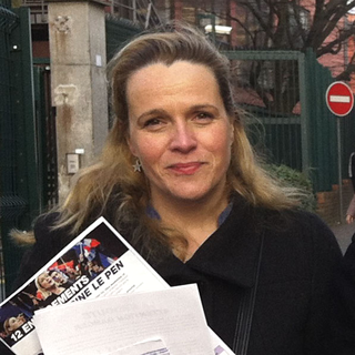 Françoise Coolzaet, militante du Front national. [Céline Tzaud]