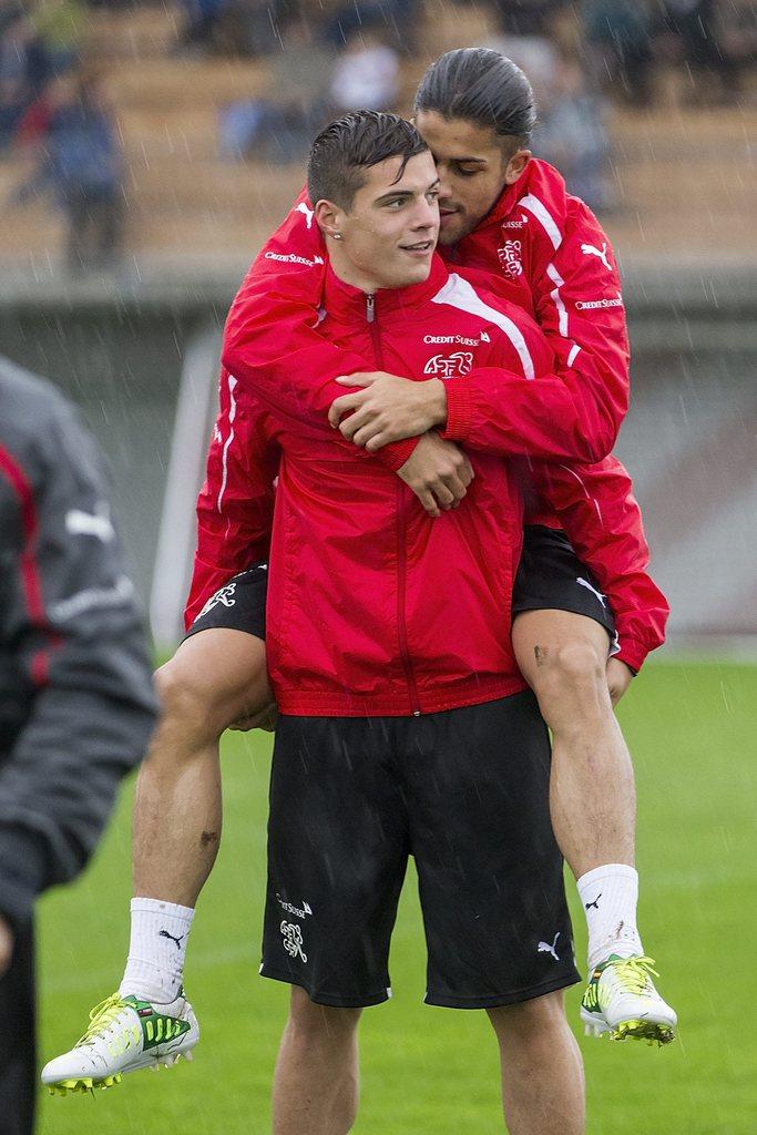 Granit Xhaka et Ricardo Rodriguez, complice sur le terrain et en chambre.