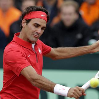 Federer a parfaitement assumé son rôle face à De Bakker, matricule 159 à l'ATP. [Salvatore Di Nolfi]