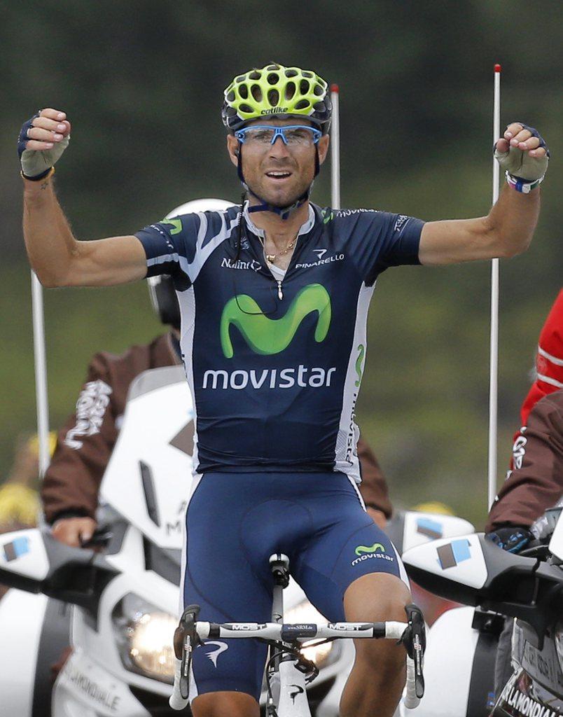 Grâce à ce succès d'étape, Alejandro prend le maillot de leader au général. [Guillaume Horcajuelo]