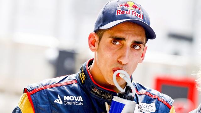 Sébastien Buemi troquera son constume de 3e pilote pour Red Bull pour celui de pilote aux 24H du Mans. [Keystone - DIEGO AZUBEL]