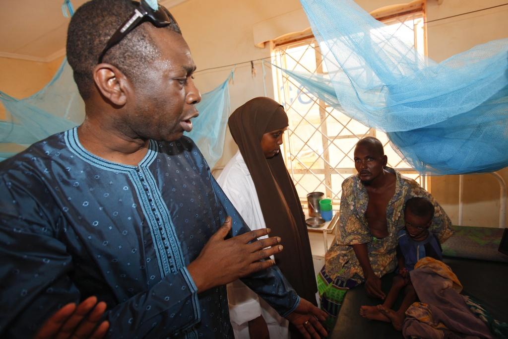 Youssou N'Dour est aussi ambassadeur de bonne volonté auprès de l'UNICEF. [Dai Kurokawa]