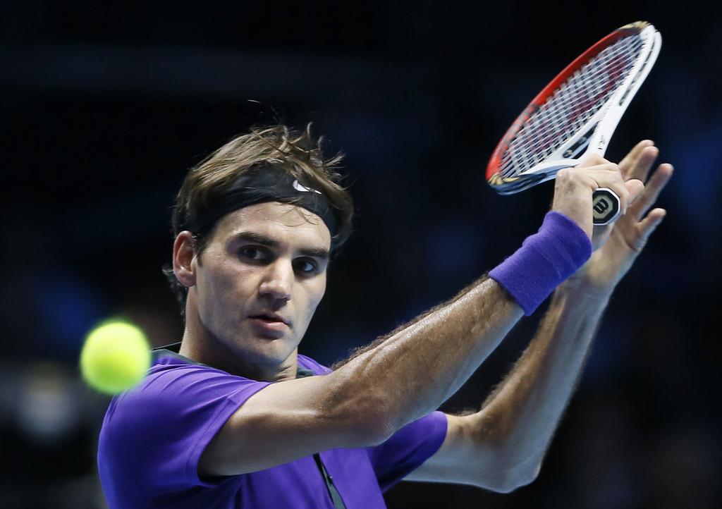 Roger Federer a obtenu sa 70e victoire de l'année. [KEYSTONE - Kirsty Wigglesworth]
