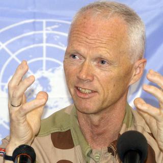 Robert Mood, chef des observateurs de l'ONU en Syrie.