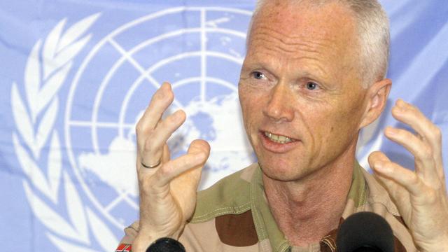 Robert Mood, chef des observateurs de l'ONU en Syrie.