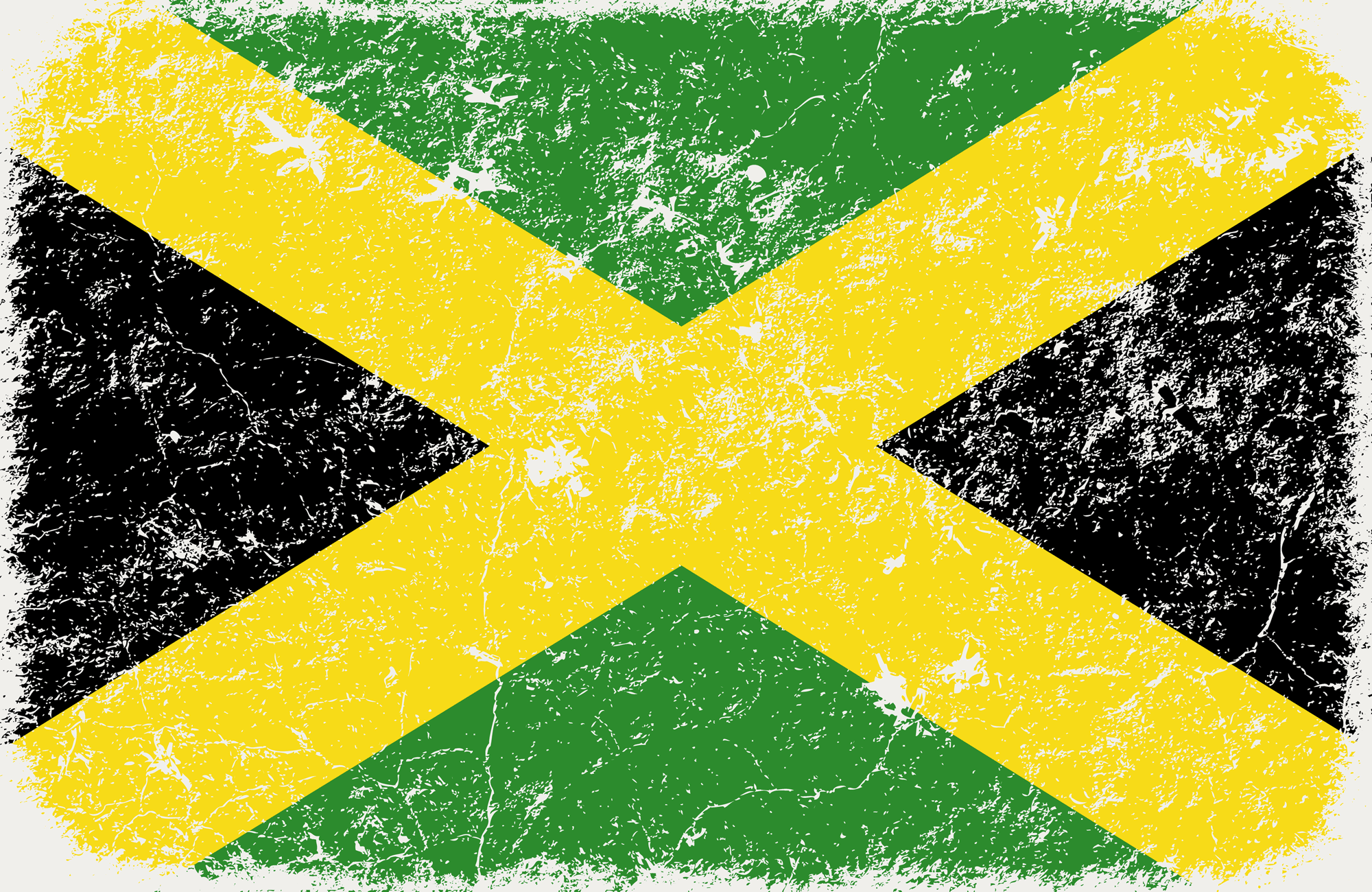 Le drapeau de la Jamaïque. [dario]