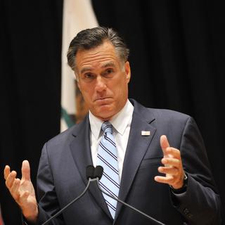 Mitt Romney laisse peu à peu s'échapper Barack Obama dans les sondages. [Nicholas Kamm]