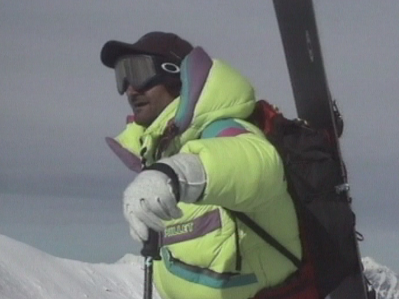 Jean Troillet en 1997 sur l'Everest [Archives TSR]