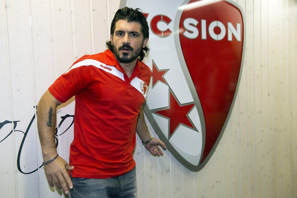 Gattuso croit dans le FC Sion et estime que le club doit viser haut. [Olivier Maire]