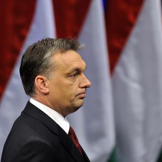 La nouvelle Constitution hongroise a été voulue par le Premier ministre Viktor Orban. [Bela Szandelszky]
