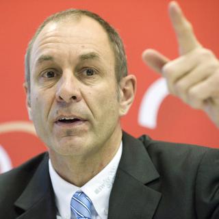 Werner Augsburger, aujourd’hui directeur de la fédération suisse de volleyball. [Keystone - Peter Schneider]