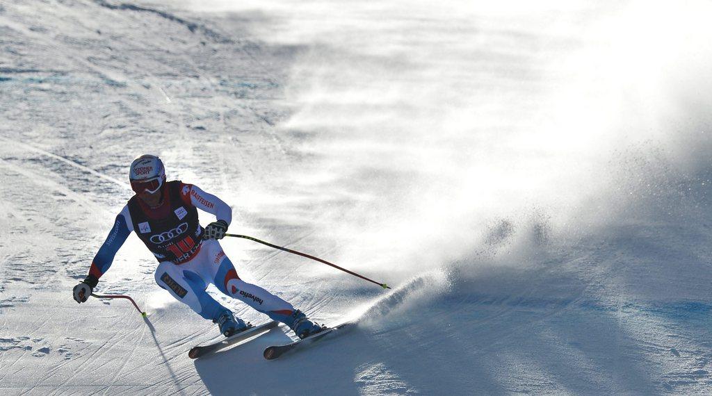 Didier Défago se classe pour la première fois dans le top 10 en descente cette saison. [JUSTIN LANE]