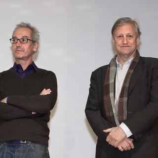 David Weiss (droite) du duo Fischli-Weiss est décédé à Zurich. [Martin Ruetschi]
