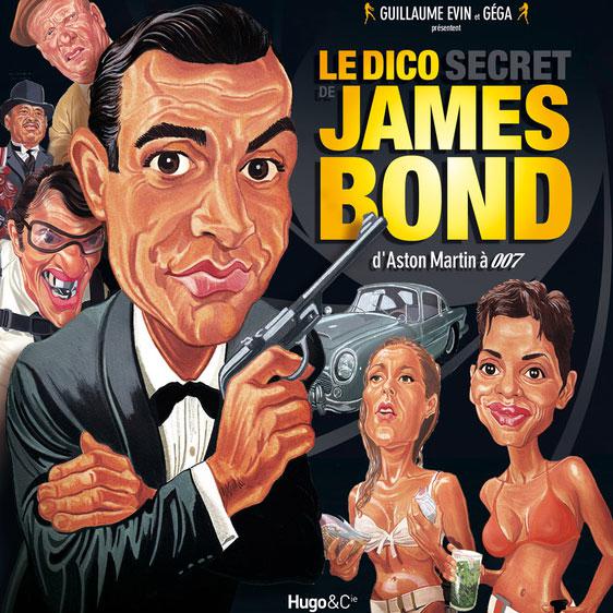 La couverture du livre "Le dico secret de James Bond" de Guillaume Evin. [Hugo&Cie]