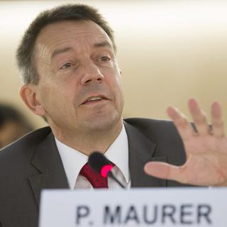 Peter Maurer, le président du Comité international de la Croix-Rouge. [Salvatore Di Nolfi]
