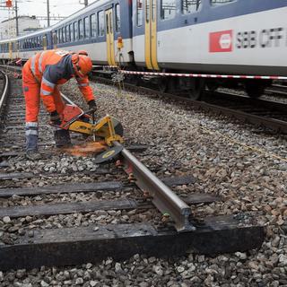 Les choix du Conseil fédéral quant aux projets ferroviaires font débat auprès de quinze cantons alémaniques. [Salvatore Di Nolfi]