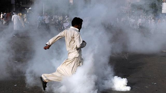 Au Pakistan, les heurts ont été violents notamment à Karachi. [Rizwan Tabassum]