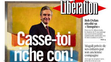 La couverture de Libération, ce lundi 10.09.2012. [Libération]