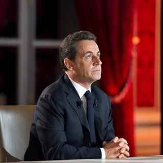 Nicolas Sarkozy. [Lionel Bonaventure]