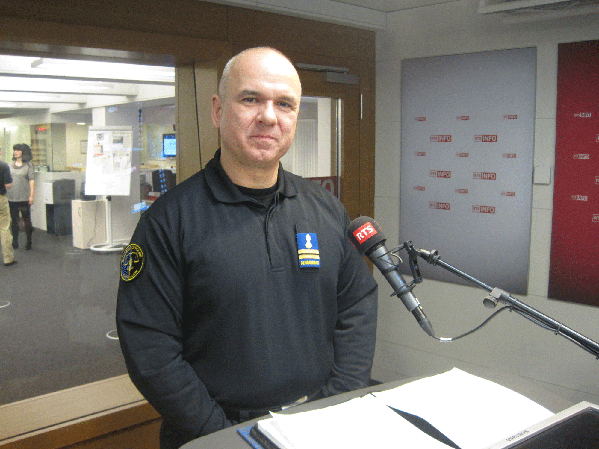 Le lieutenant-colonel Alain Bergonzoli, directeur de l'Académie de police de Savatan. [Mathieu Ballmer]