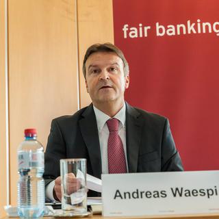 Andreas Waespi, CEO de la banque Coop. [Matthias Willi]