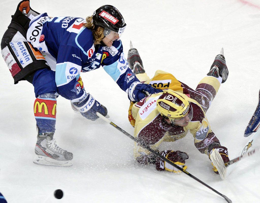 Les Aigles ont fini par chuter contre la lanterne rouge. [Walter Bieri]