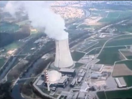 La centrale nucléaire de Gösgen en 1980. [RTS]