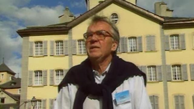 André Charlet lors de la Schubertiade de Sion, 1990 [TSR]