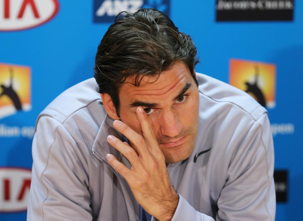 Même s'il n'écarte pas la possibilité d'une surprise, il sait que normalement cet Open d'Australie se jouera entre Novak Djokovic, Andy Murray et lui. [KEYSTONE - Greg Baker]